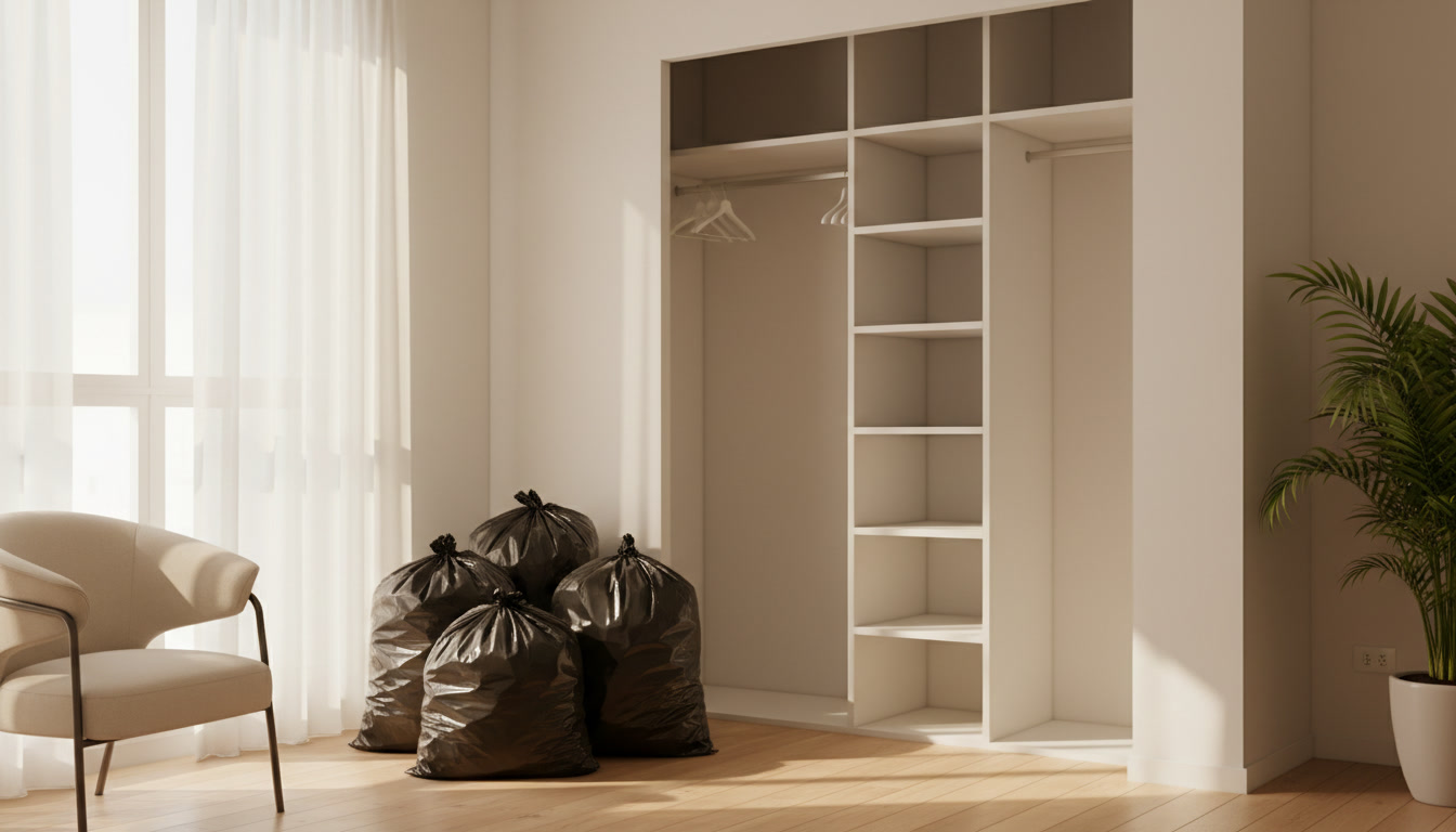 Decluttering et tri de garde-robe